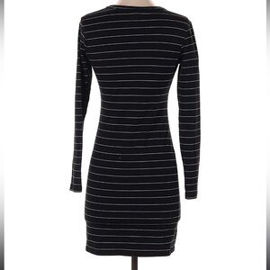 Black Striped Dress